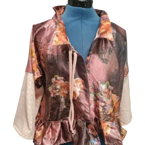 Chemise en soie face
